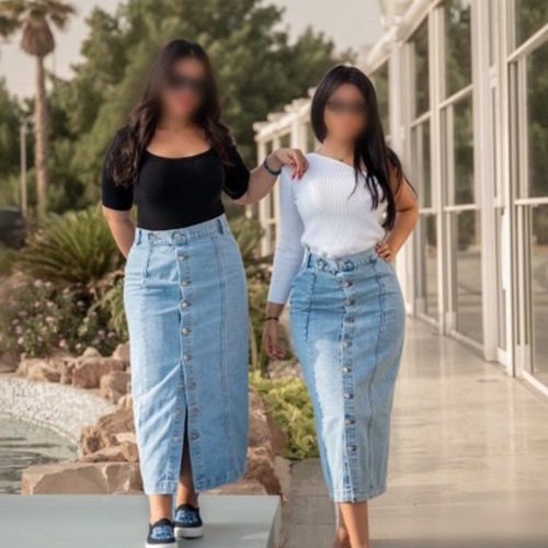 تنورة جينز
