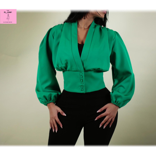 crop blazer