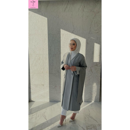 long jacket with scarf 🧣