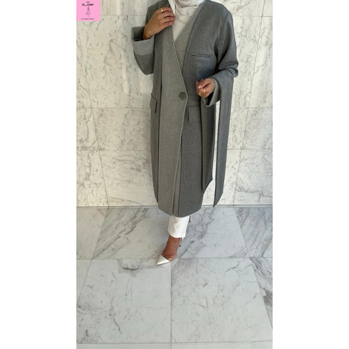 long jacket with scarf 🧣