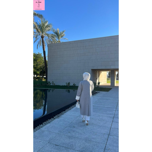 long jacket with scarf 🧣