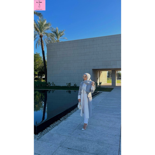 long jacket with scarf 🧣