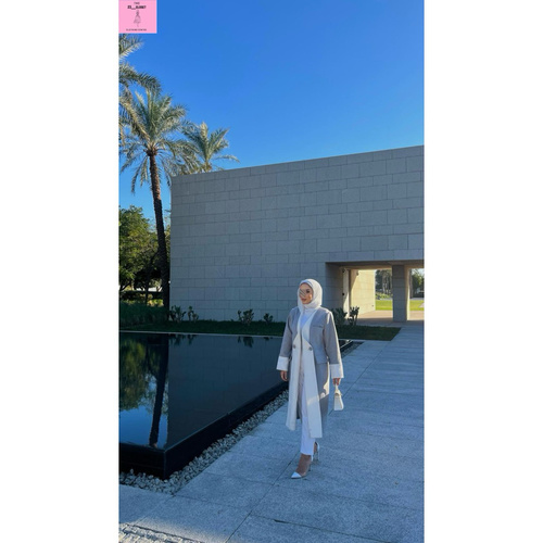 long jacket with scarf 🧣