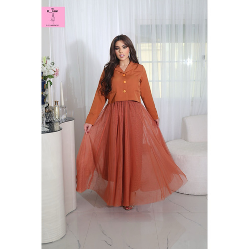blazer with toor skirt