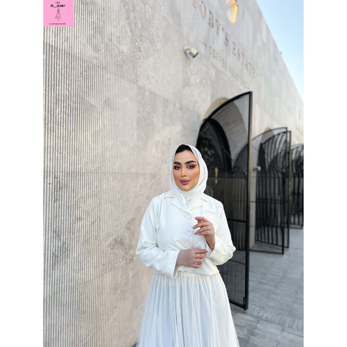 blazer with toor skirt