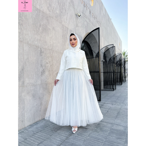 blazer with toor skirt