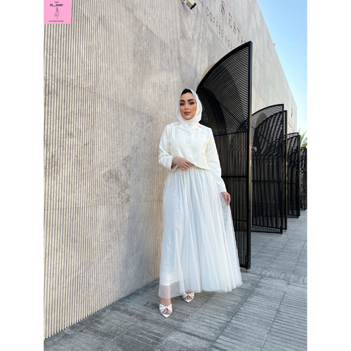 blazer with toor skirt