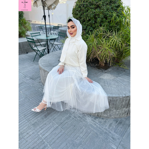blazer with toor skirt