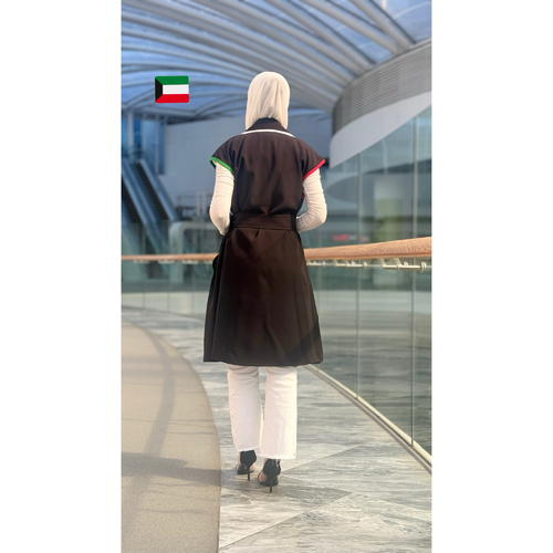 جاكيت حفر على الوان علم الكويت