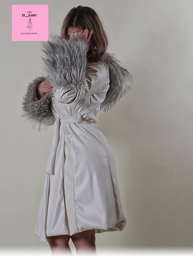 winter leather jacket with fur