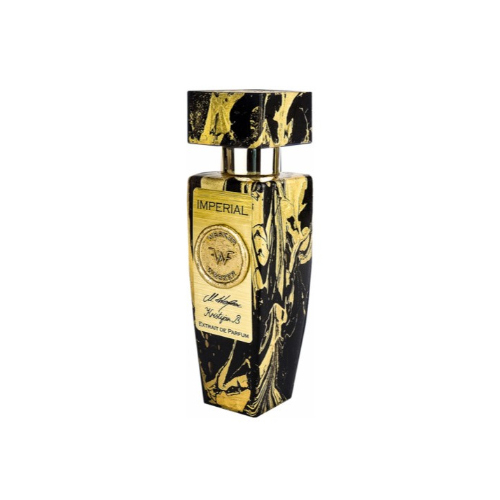 Imperial - Unisex - Extrait de parfum- 50 mlTop
notes :Sour
Cherry- Clover-
Lime (Linden) Blossom-
JasmineMiddle
notes :
Violet-Hot iron
- Mimosa – Lily of the Valley 



Base
notes: Paper- Almond-
Cotton Flower- Suede -
White Musk