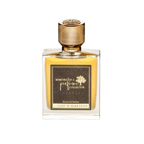 A Night In Marrakesh - Unisex  - Extrait de parfum - 50mlTop notes :Vetiver - Cardamom - Almond -BergamotMiddle notes :Saffron - Cedar -Cinnamon - Coffee - White tobacco - Moroccan Rose - Olibanum -GingerBase notes :Cambodian Oud - Sandalwood - Honey - Patchouli - Amber - Cypriol Oil or Nagarmotha -Castoreum