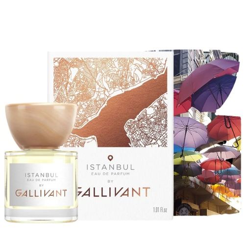 ISTANBUL - UNISEX - EAU DE PARFUM 30ML  Top Notes: Cardamom, Red, Thyme, Bergamot  Middle Notes: Opoponax, Patchouli, Lavender, Geranium  Base Notes: Amber, Vanilla, Tonka bean, Sandalwood, Musk