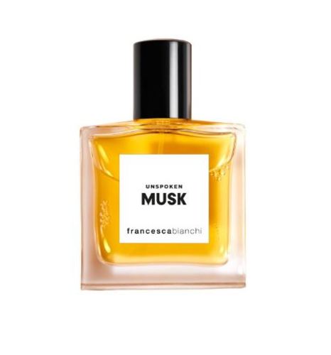 UNSPOKEN MUSK - UNISEX - EXTRAIT DE PARFUM 30ML  Top Notes: Immortelle, Bergamot  Middle Notes: Iris, Magnolia Base Notes: Musk, Castoreum, Civet, Tonka bean, Sandalwood, Vanilla, cypriol oil, Patchouli