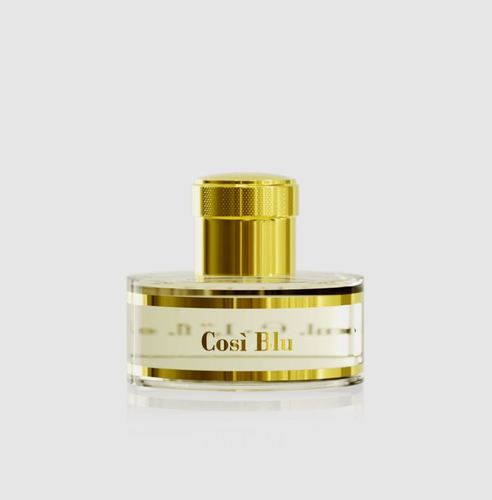 COSI BLU - UNISEX - EAU DE PARFUM 50ML  Top notes are Absinthe, Bark, Nutmeg, Cinnamon and Strawberry middle notes are Rose, Magnolia, Jasmine and Lily-of-the-Valley base notes are Incense, Olibanum, Siam Benzoin, Sandalwood, Vanilla, Ambergris, Cedar, Civet, Castoreum, Hay and White Musk