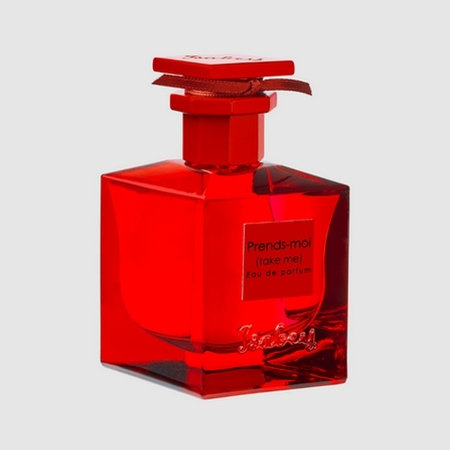 PRENDS-MOI (TAKE ME) - FOE WOMEN - EAU DE PARFUM 50ML  Top notes are Raspberry, Pink Pepper and Bergamot middle notes are Lipstick, Tuberose, Cardamom and Rose base notes are Cacao, Sandalwood and Amber.