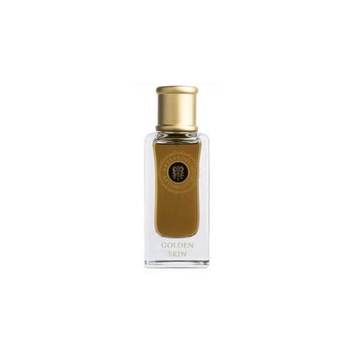 GOLDEN SKIN - UNISEX - EXTRAIT DE PARFUM 50ML  Notes: Leather, Guaiac wood, Virginian Cedar, Musk, Frosting, Raspberry, Sandalwood, Patchouli, Vetiver, Woody notes