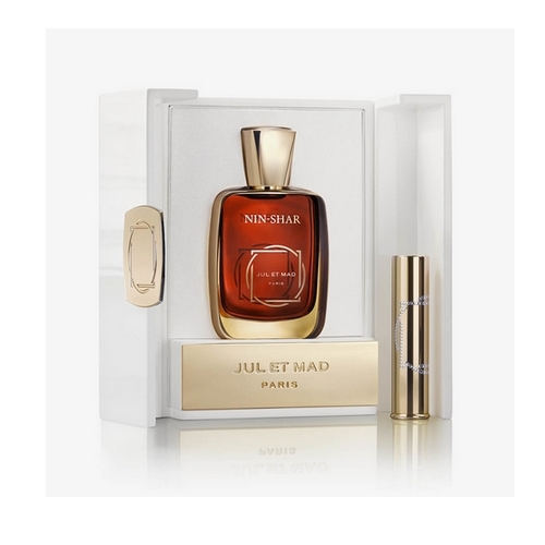 NIN - SHAR - UNISEX - EXTRAIT DE PARFUM 50ML + EXTRAIT 7ML  Top notes are Rose, Artemisia and Bergamot middle notes are Turkish Rose, Patchouli and Egyptian Jasmine base notes are Bourbon Vanilla, Agarwood (Oud), Incense, Benzoin, Sandalwood and Virginia Cedar.