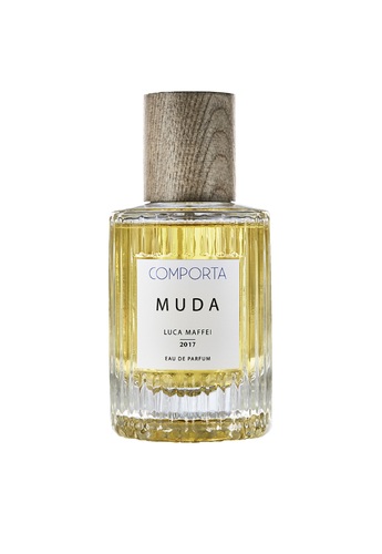 MUDA - Top Notes
GeraniumOrange

LemonMiddle Notes
Damask Rose
Coffee
JasmineBase Notes
Saffron
Patchouli
Myrrh
Musk
Vanilla