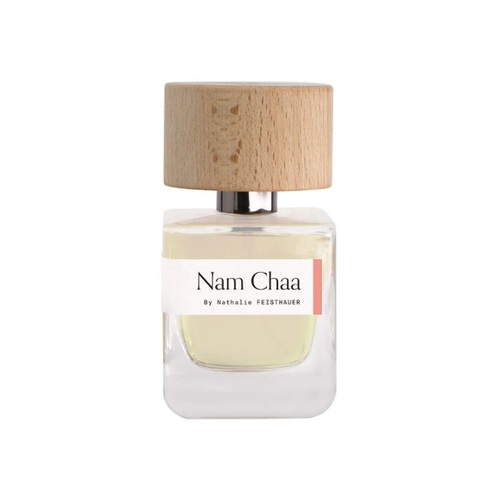 Nam Chaa - Top Notes  Coriander  Bergamot  Grapefruit  Lemon  Ginger Middle Notes  Champaca  Mate  Jasmine  Tea Base Notes  Vanilla  Tonka Bean  Vetiver  Cedar