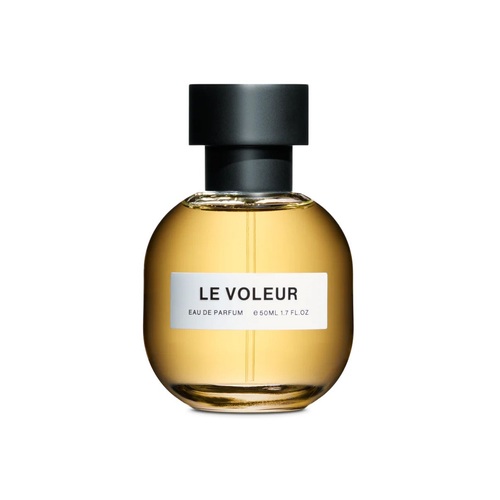 Le Voleur - Top Notes  Saffron  Pink Pepper Middle Notes  White Flowers  Iris  Incense  Nutmeg Base Notes  Sandalwood  White Woods  Woody Notes  Guaiac Wood  Amber