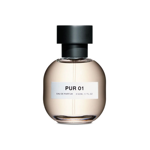 PUR 01 - Top Notes  Cardamom  Saffron  Bergamot  Eucalyptus Middle Notes  Rose Petals  Lavender  Thyme Base Notes  Lavender  Guaiac Wood  Patchouli