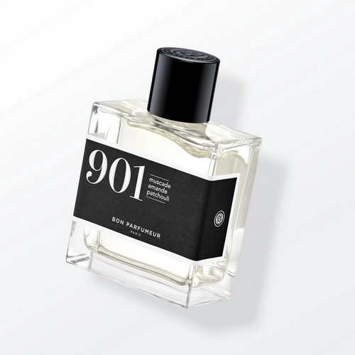 901 nutmeg, almond, patchouli - Unisex - Eau de Parfum 100ml  Top notes are Ginger, Grapefruit and Mandarin Orange middle notes are Black Pepper, White Wood, Nutmeg, Almond and Pimento base notes are Patchouli, Vanilla, Tonka Bean and Musk.