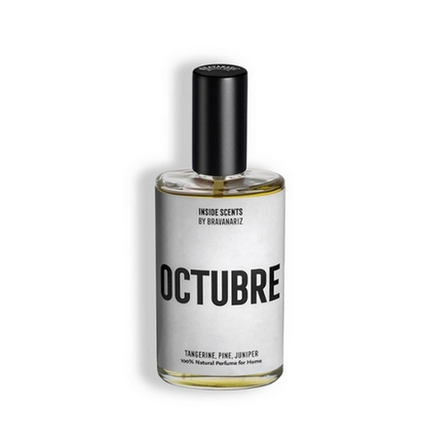 OCTUBRE - UNISEX - EAU DE COLOGNE 100M  Notes: Juniper, Tangerine, Pine, Verbena, Myrtle, Mushroom, Oakmoss, Pomegranate, Chestnut