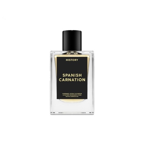 Spanish Carnation - Top Notes  Exotic Fruits  Corn Middle Notes  Carnation  Lily-of-the-Valley Base Notes  Amber  Vanilla  White Musk  Carnation leaves