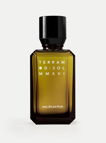 TERRAM - Benzoin  Patchouli  Labdanum  Balsam Fir  California Cedar  Vetiver  Magnolia  Pink Pepper  Coriander  Musk  Galbanum