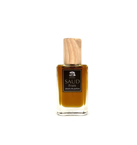 SAUD Frais  30ML - Mitti attar (baked earth/clay distilled in certified Indian sandalwood), as well as true Japanese Yuzu and Arabian Jasmine (Sambac).