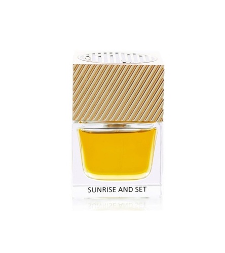 Sunrise and Set - Sunsire notes: Bitter orange, Lemon, Cardamom, Magnolia
Sunset notes: Vetiver,Cedar, Patchouli, Indian Oud and Orris accord