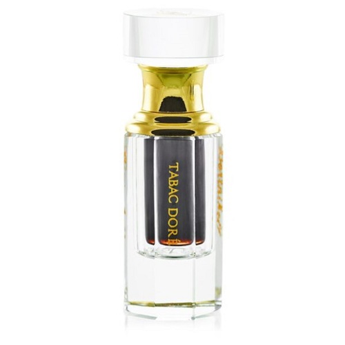 Attar Tabac Doré - Top Notes: Pink Pepper, Vanilla Absolute, Ambrette
Heart Notes: Cinnamon, Tobacco Absolute, Benzoin, Fig
Base Notes: Cedar, Labdanum, Sandalwood, Tolu Balsam, Peru Balsam, Wild Oud from Thailand and Vietnam