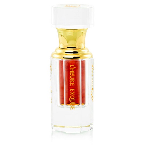 Attar L’Heure Exquise - Top Notes: Bergamot, Neroli, Cardamom
Heart Notes: Champaca, Champaca leaf, Jasmine sambac, Attar motia (indian jasmine), Cedar, Cacao, Clove, Camphor, Nagarmotha, Myrrh
Base notes: Vietnamese oud roots, Indonesian oud, Styrax, Tolu balsam, Ambergris