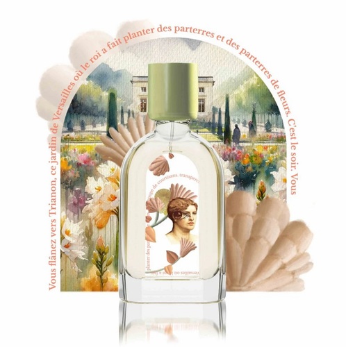 Trianon Tuberose - Top Notes:Rhubarb, Petit grain, CorianderMiddleNotes:Tuberose, Lily of the Valley, Cloves, Jasmine, Ylang ylang, Neroli/OrangeBlossomBase Notes:Frangipani, Raspberry, Coconut, Peruvian