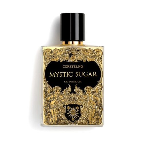 Mystic Sugar - HEAD: ORANGE, ALMOND BLOSSOM, PINEAPPLE
HEART: ABSOLUTE COCOA, CARDAMOM, JASMIN, GINGER, TONKA BEAN
BASE: ABSOLUT VANILLA, SANDAL WOOD, AMBER