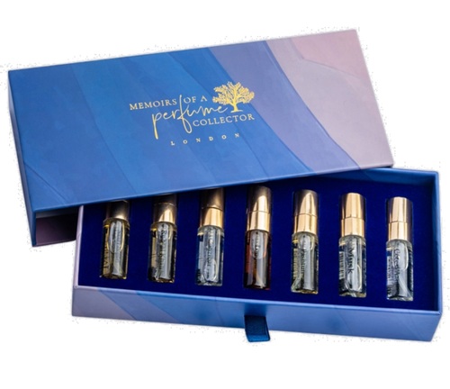 DISCOVERY KIT - The Collectors Discovery Set Go on a grand voyage and indulge yourself in the full discovery set from the collector himself. The Collectors Discovery set includes 3ml of every perfume the entire range:   Tales From Zanzibar   A Night In Marrakesh   Lost In The Desert  Beyond The Pashtun Summit  Meet Me Where The Sky Touches The Sea  Origins Of The Collector  Musk Mantra