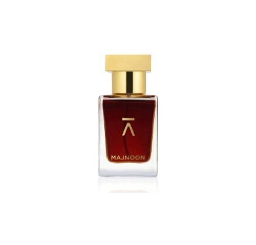 Azman Majnoon Oud Extraordinaire - size: 30 ml / 1.014 Fl. Oz. Perfume Concentration: 35%  Top notes: Pomegranate - Saffron - Clove - Nutmeg - Cinnamon - Coffee Absolute Heart notes: Champaca - Rose - Leather - Tobacco - Tonka Bean - Nagarmotha Base notes: Oud from Thailand (Trat) - Oud from India (Assam) - Patchouli - Amber - Incense - Vanilla