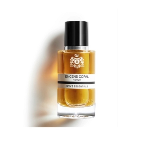 Encens Copal - TOP NOTES:  Bergamot, Mandarin Essence, Hazelnut  HEART NOTES:  Mastic Tree LMR, Iris Concrete LMR, Geranium Oil LMR  BASE NOTES:  Incense Essence (Fresh) and Resinoid, Labdanum Essence, Resinoid Benzoin