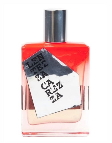 Lentezza Carezza - Top notes are prickly pear, Myrrh, Bergamot and Orange; middle notes are Green Accord, Cedarwood, Cyclamen and Jasmine; base notes are Musk, Benzoin, Vanilla, Sandalwood and Tonka Bean.