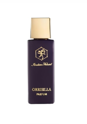 Orrisilla - Top notes are Orris Root, Red Berries and Mandarin Orange; middle notes are Orris Root, Powdery Notes, Mimosa, Amber, Vanilla and Cacao Pod; base notes are Orris Root, Musk, Virginia Cedar, Amber, Vanilla and Patchouli.