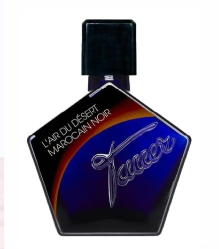 L’Air du Désert Marocain Noir - Top notes are Spices, Petitgrain, Lemon and Bergamot; middle notes are Labdanum, Leather and Jasmine; base notes are Patchouli, oak moss, Ambergris, Vetiver and Cedarwood.