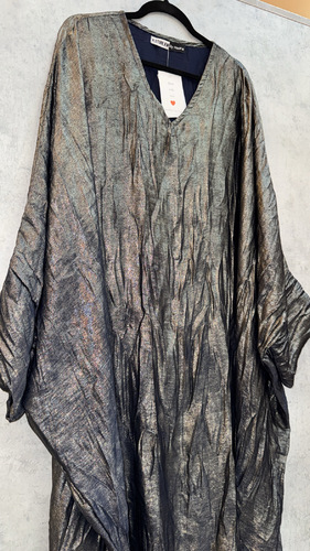 Dress - فستان كريب معفس فرس سايز الطول التقريبي 54-55 انش