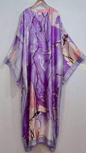 H Store Kw - Silk - فستان حرير قصة الجابنيز فري سايز أوفر سايز تلبس لغاية  Xxl الطول التقريبي  54 إنش