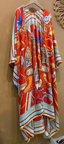 Open silk - بشت حرير مفتوح  Free size
