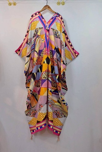 حرير - Silk dresses Free size