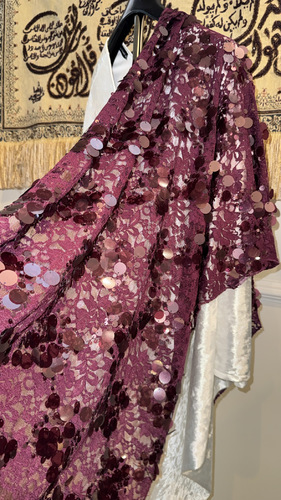 شال دانتيل صغير - شال دانتيل مشكوك حجم صغير