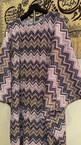 فستان نقشة الميوسني - فستان صيفي&nbsp; نقشة الميسوني&nbsp; مع حزام&nbsp; فري سايز … الطول التقريبي 54-55