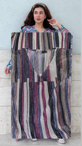 فستان نقشة الميسوني - فستان صيفي&nbsp; نقشة الميسوني&nbsp; مع حزام&nbsp; فري سايز … الطول التقريبي 54-55