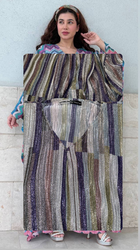 فستان نقشة الميسوني - فستان صيفي&nbsp; نقشة الميسوني&nbsp; مع حزام&nbsp; فري سايز … الطول التقريبي 54-55